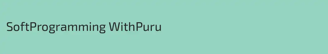 SoftProgramming WithPuru